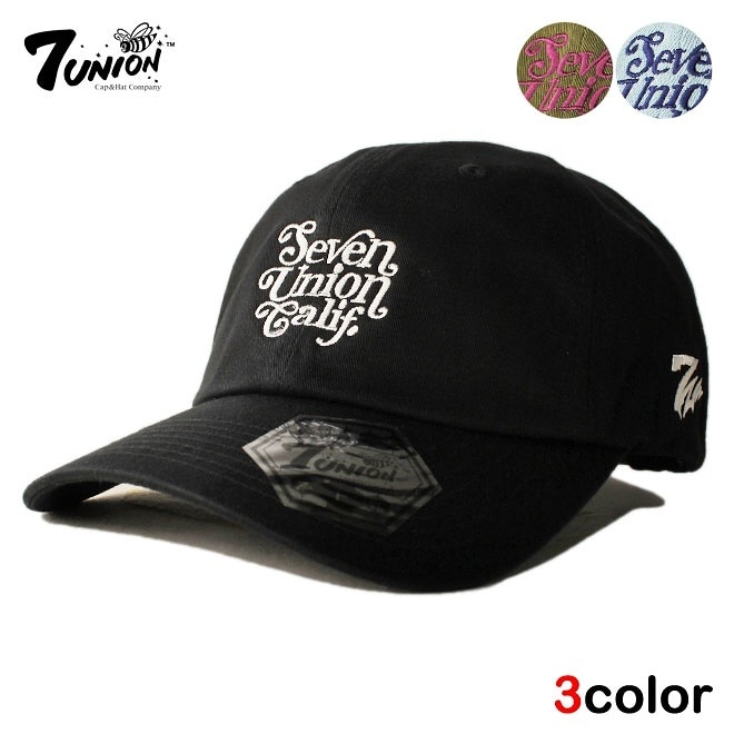セブンユニオン ストラップバックキャップ 帽子 メンズ レディース デニム フリーサイズ