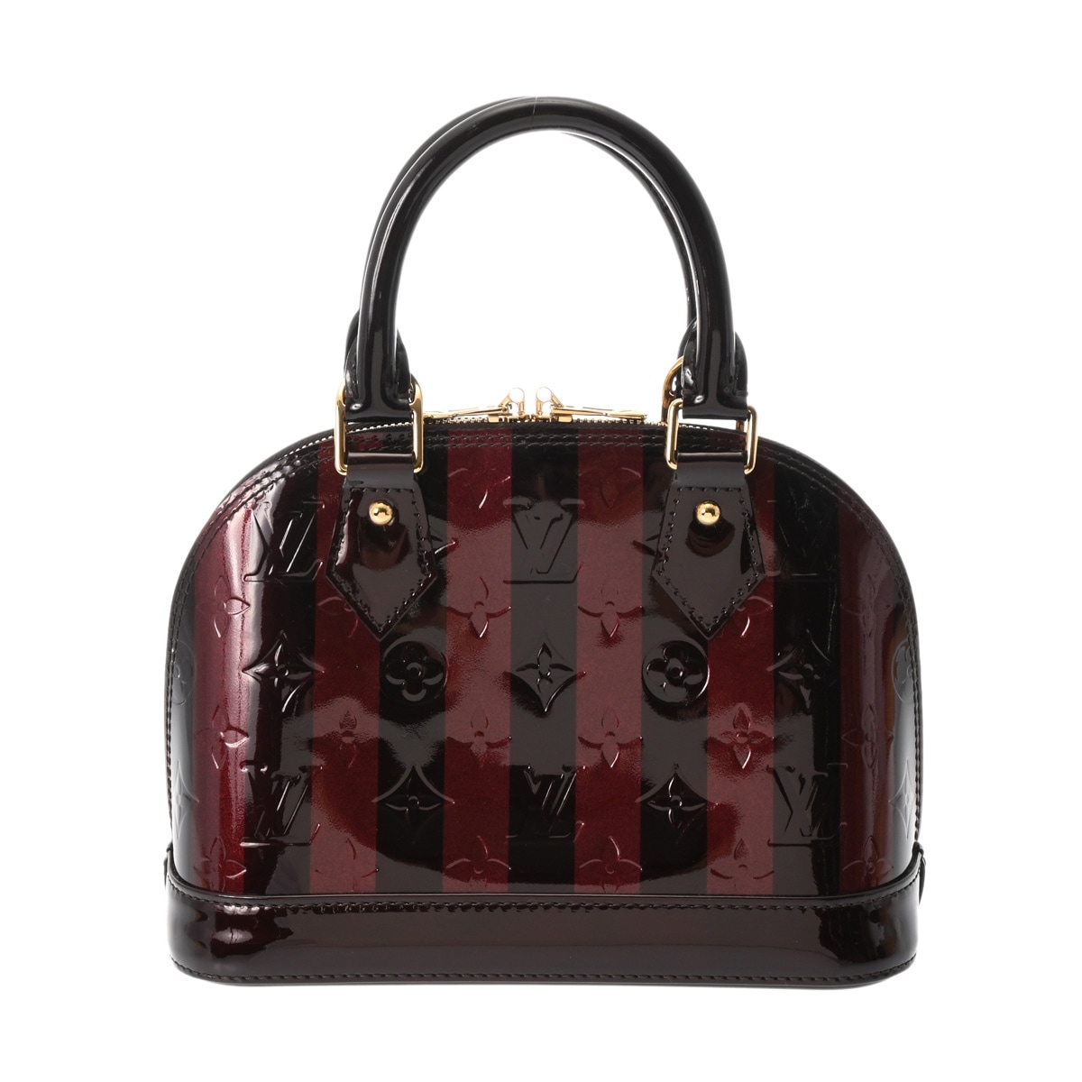 モノグラムヴェルニ レイユール アルマ BB アマラント M91700 レディース モノグラムヴェルニ ハンドバッグ Aランク 中古 銀蔵