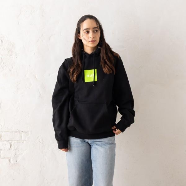 パーカー フーディー ボックス ブラック メンズ レディース ユニセックス PF00573 BLK
