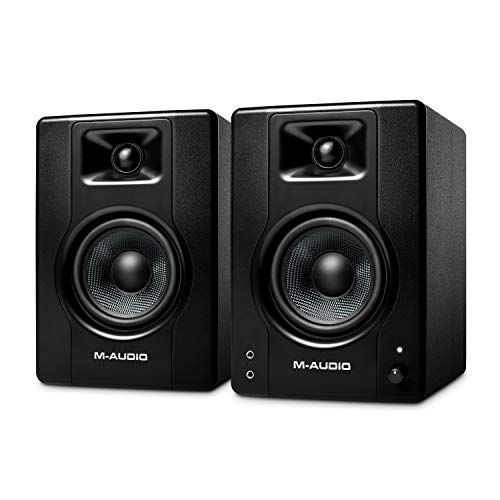 M-Audio モニタースピーカー 大型アクティブスピーカー pc スピーカー ゲーミング 音楽制作 RCA入力端子 L/Rペア 120W 4イ