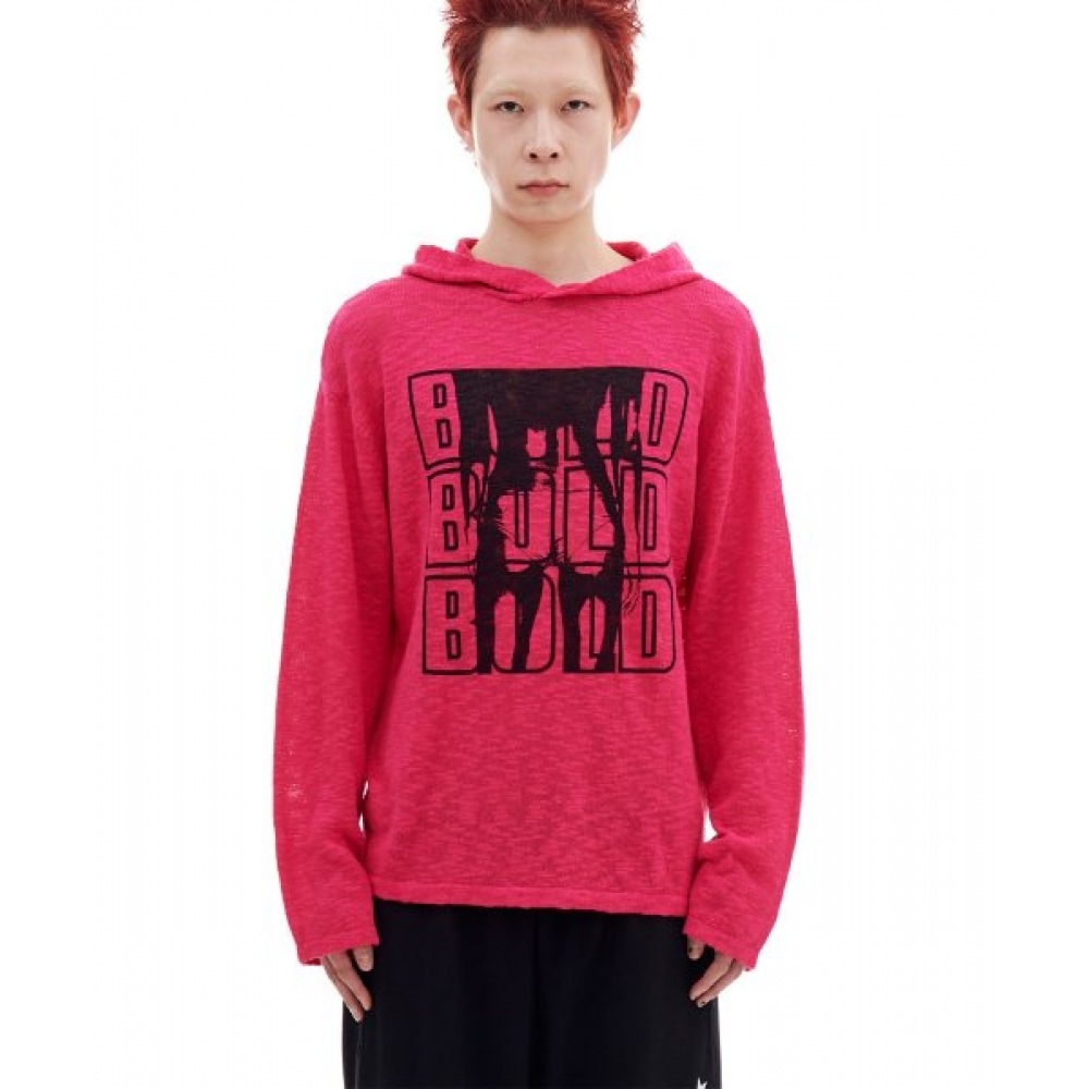 アーカイブボールドビキニ WM ニットフード (チェリーピンク)