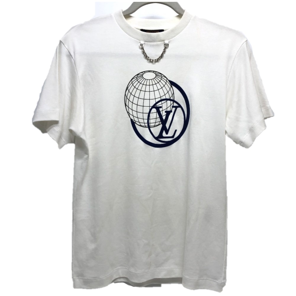 半袖Ｔシャツ 1A9LPK LVグローブ フライト・モード アパレル チェーン コットン ホワイト