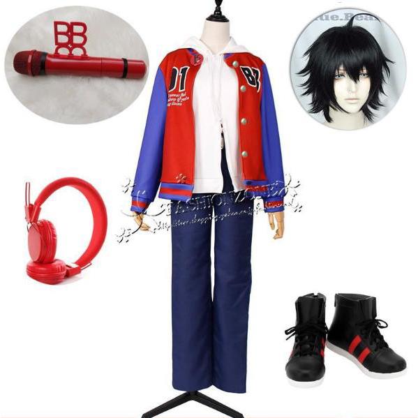 ヒプノシスマイク風Division Rap Battle- Buster Bros 山田一郎コスプレ衣装 ウィッグ マイク イヤホンcos 靴 仮装変装コスチュームcosplayハロウィン