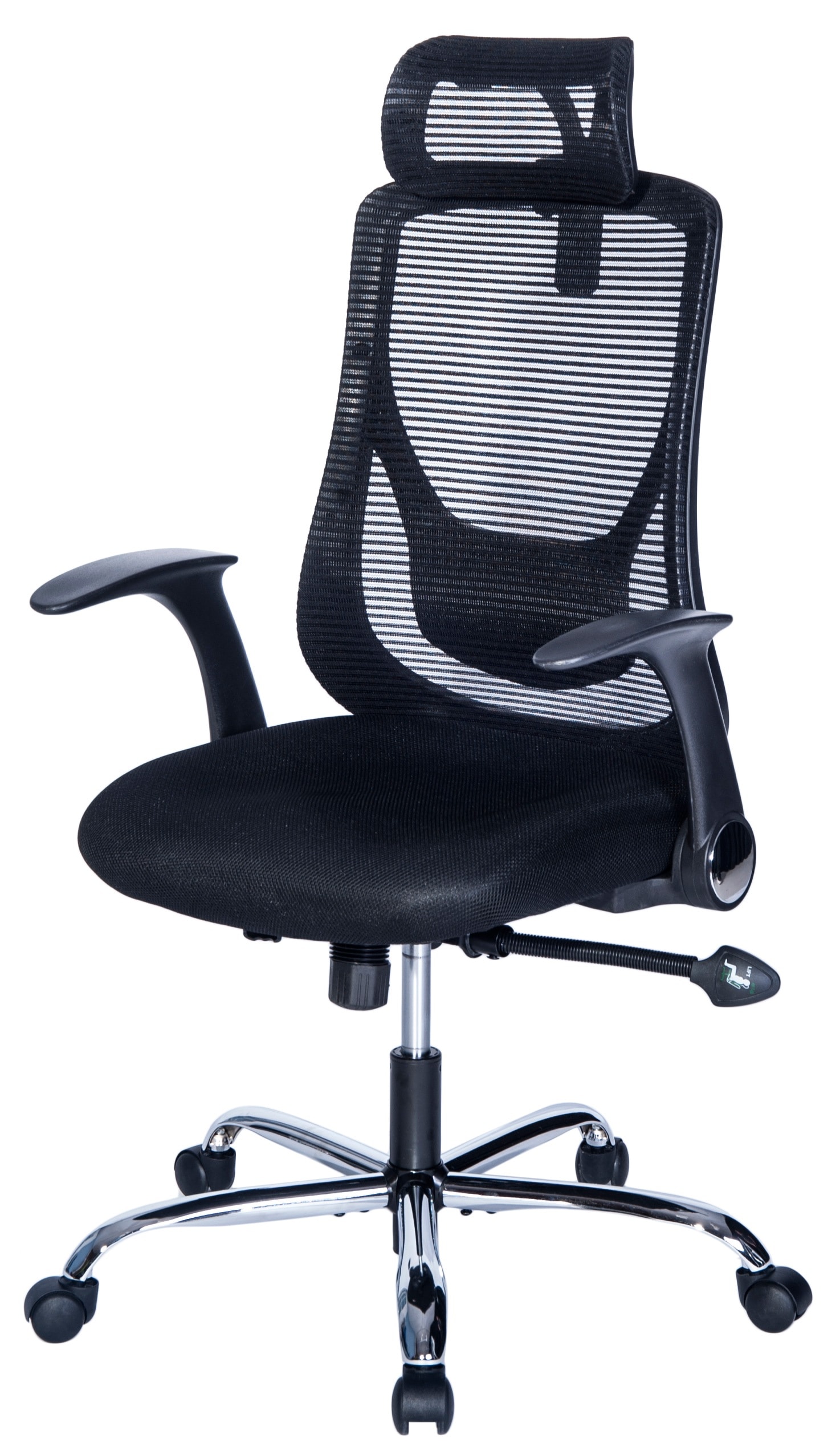 【値上げ予定　10月7日～】【人気商品】オリジナル設計 オフィスチェア メッシュ ハイバック ロッキング　ブラック