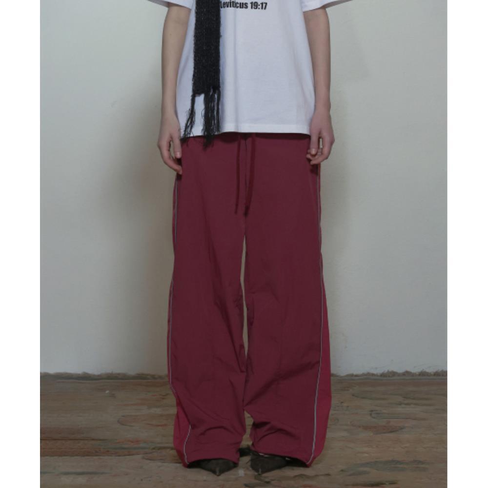 スカルプター Mesh Nylon Track Pants Berry SC24S428PK
