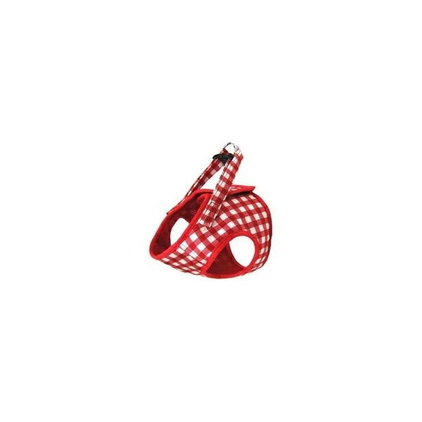【1ケース】【お取り寄せ対象品】コットンチェックソフトハーネス レッド SS(1コ入) *5個