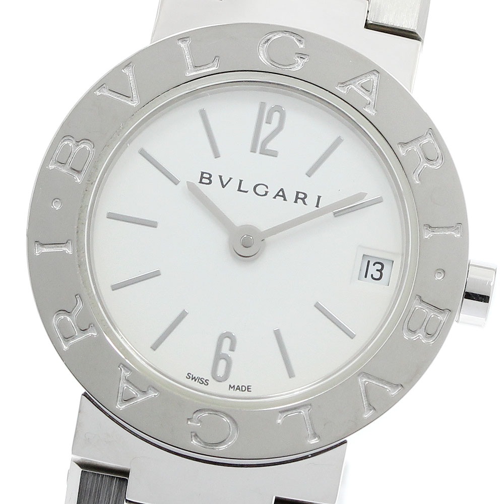 ブルガリ BVLGARI BB23SS ブルガリブルガリ デイト ロゴあり クォーツ レディース 良品 _948926【中古】