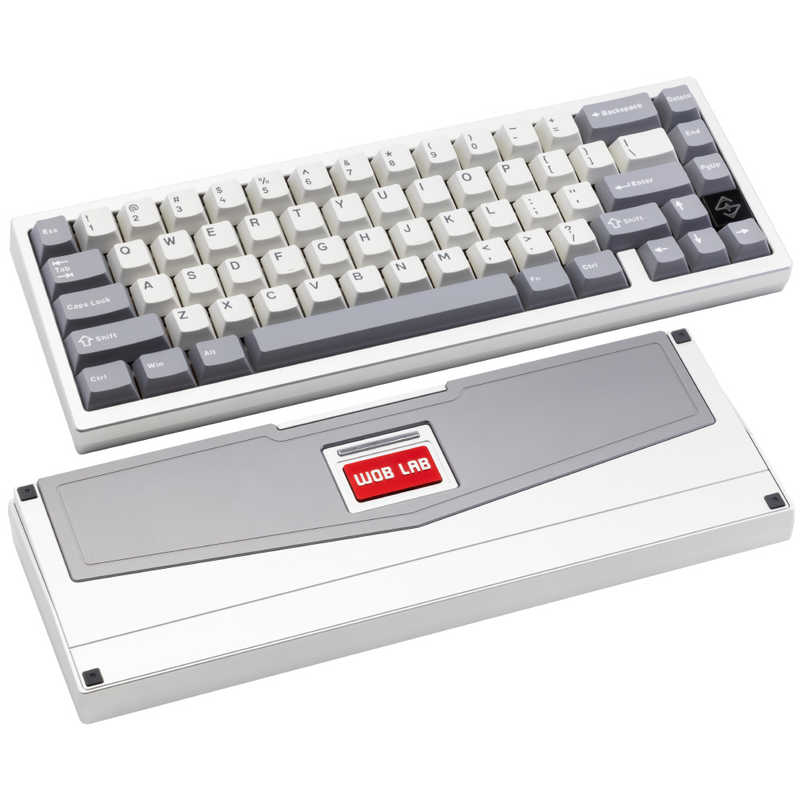 KIBU　キーボード ZEN 65 Lite(英語配列) シルバー LZ65Sil ［有線・ワイヤレス / Bluetooth・USB］　LZ65SIL