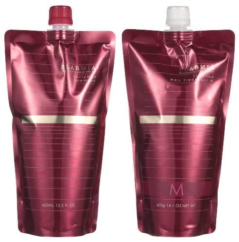 ミルボン プラーミア エンリッチド シャンプー 400mL トリートメント F 400g 詰め替え セット