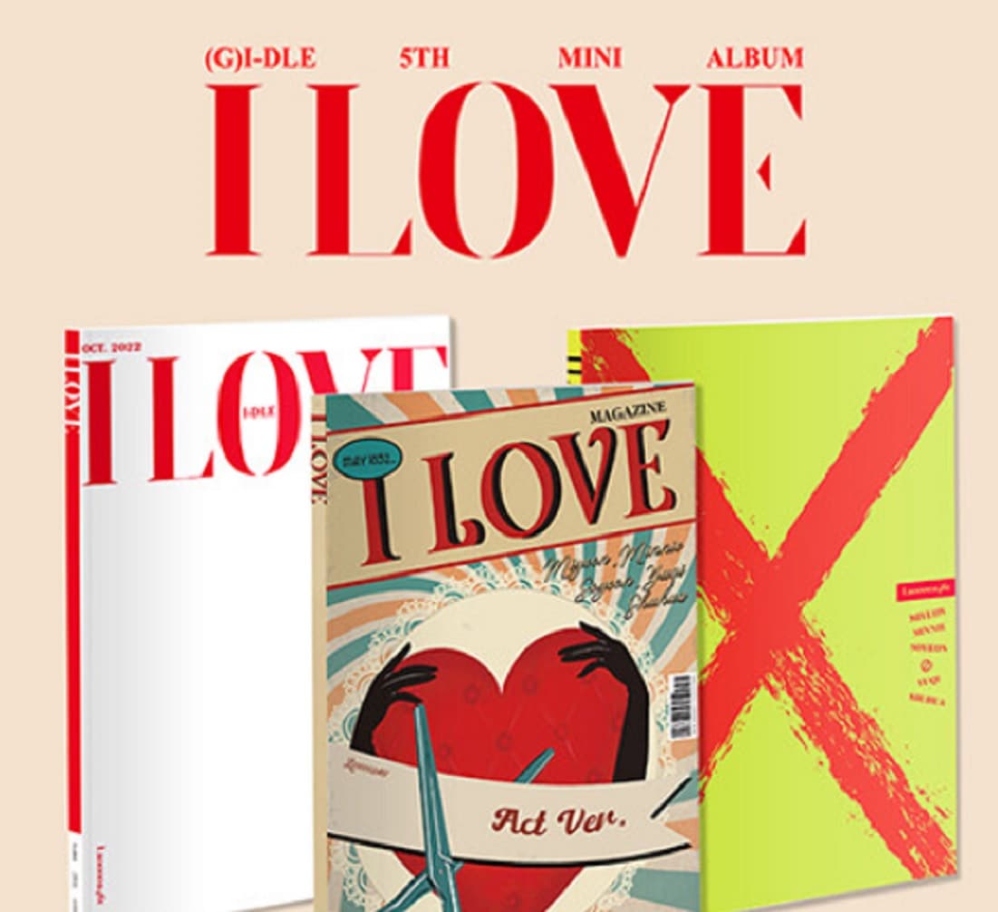 (G)I-DLE 5th EP Album i LOVE 3 Version Set (Sealed) (未開封) / (여자)아이들