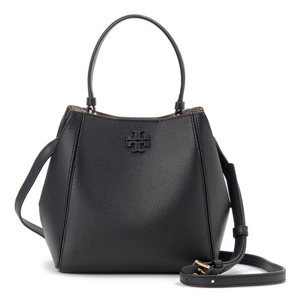 トリーバーチ ハンドバッグ ブラック 158500 001 MCGRAW SM BUCKET BAG BLACK 並行輸入品