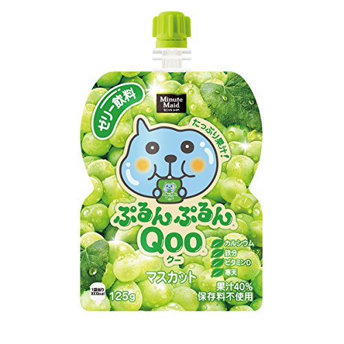 ミニッツメイド ミニッツ メイド Qoo ぷるんぷるんQoo マスカット 125gパウチ30袋
