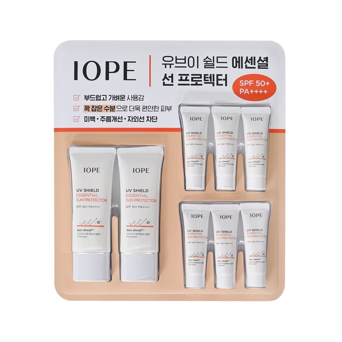 IOPE UV シールド エッセンシャル サン プロテクター クリーム 140ml SPF50+ PA++++