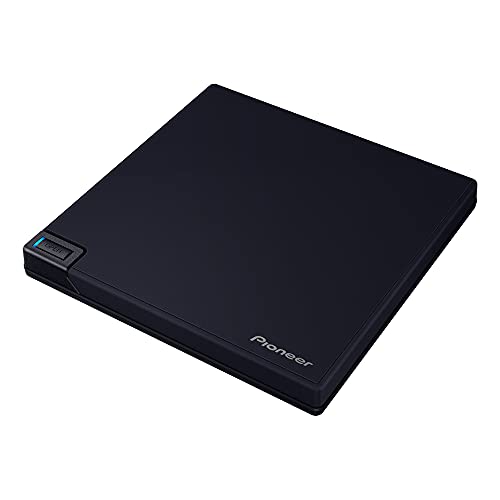 パイオニア(Pioneer) Windows11対応 Ultra HD Blu-ray UHDBD再生対応 (マットブラック) クラムシェルタイプブルーレイドライブ USB3.2接続外付ポータブル (