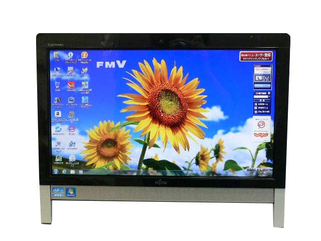 富士通 デスクトップパソコン 中古パソコン FH56/DD ブラック デスクトップ 一体型 本体 Windows7 Core i5 ブルーレイ 地デジ/BS/CS 4GB/1TB 送料無料 中古 26,460円