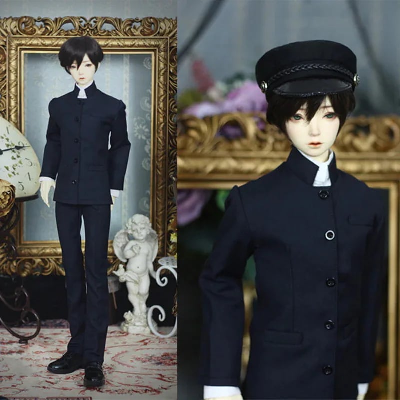 1/3 BJDドール服 【中山服】スーツ 学生制服 SD10/SD13/SD17/70cm/ID72/IPSID/オーダーサイズ球体関節人形用衣装セット