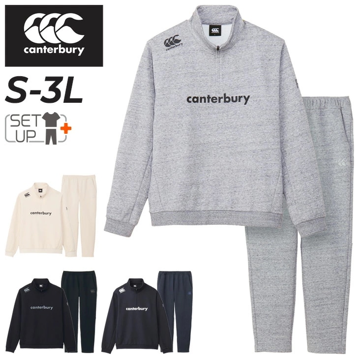 スウェット メンズ アールプラス ハーフジップシャツ 9分丈/RP44563-RP14565