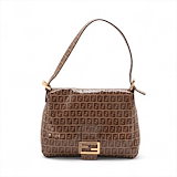 Qoo10] FENDI ヴィンテージ FF ロゴ レザー ショル
