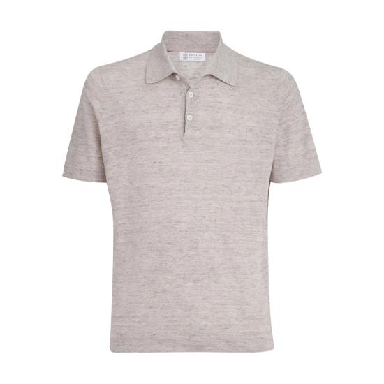 BRUNELLO CUCINELLI Men Polo Shirts M2L00315 C7950 NEUTRALS