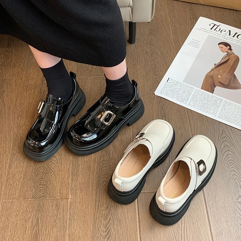 厚底ローファー ローファー レディース 厚底ローファー ブリティッシュスタイルシューズ