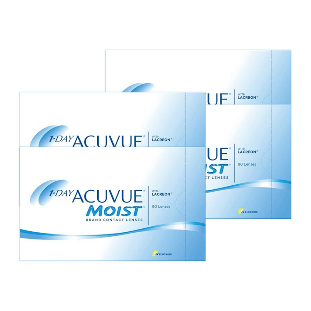 処方箋不要 ワンデーアキュビューモイスト90枚 (4箱)