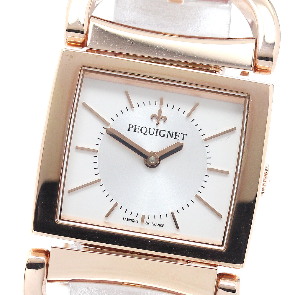 ペキネ Pequignet 5896438 アテラージュ クォーツ レディース 良品 _941916【中古】