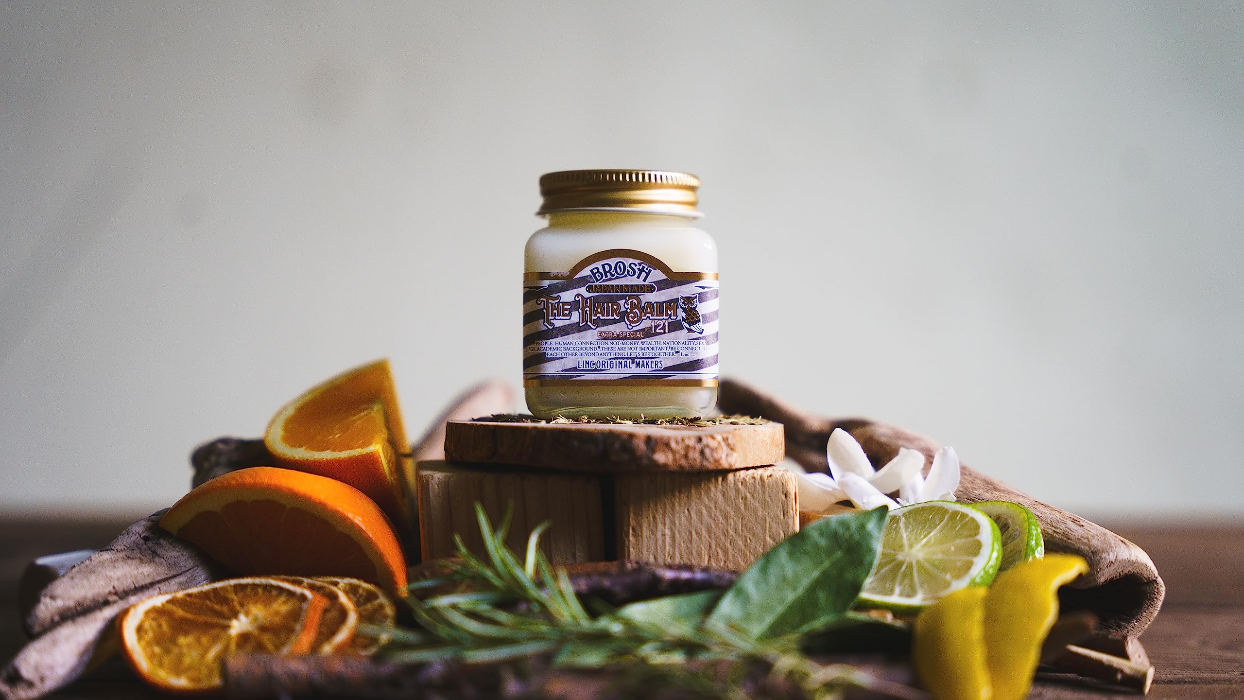 LINC ORIGINAL x BROSH HAIR BALM No.121 70g スキンケア ソフトホールド