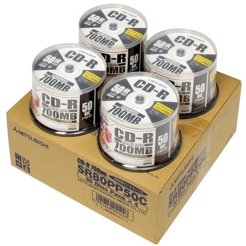 1318-SR80PP50C CD-R 700MB 200枚入