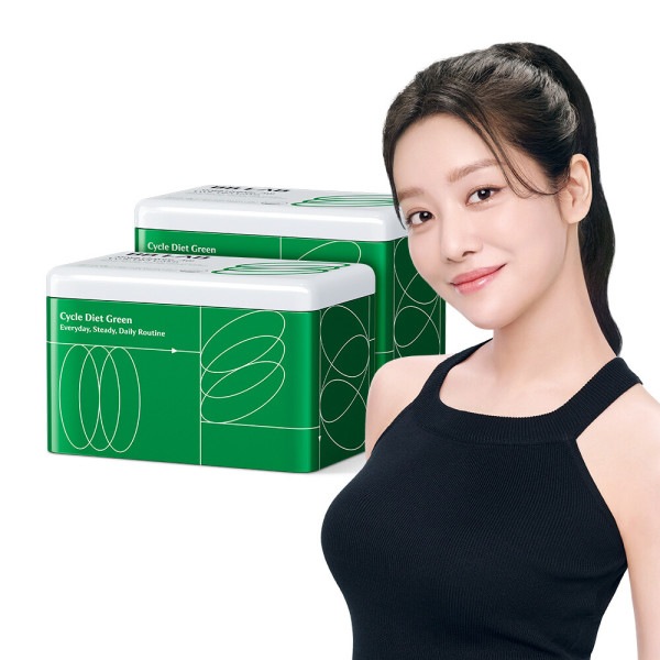 サイクルダイエット グリーン 2通（8週間分） チャジュヨン ダイエット カテキン アルテジオメガ3ビタミン 体脂肪減少 血行健康