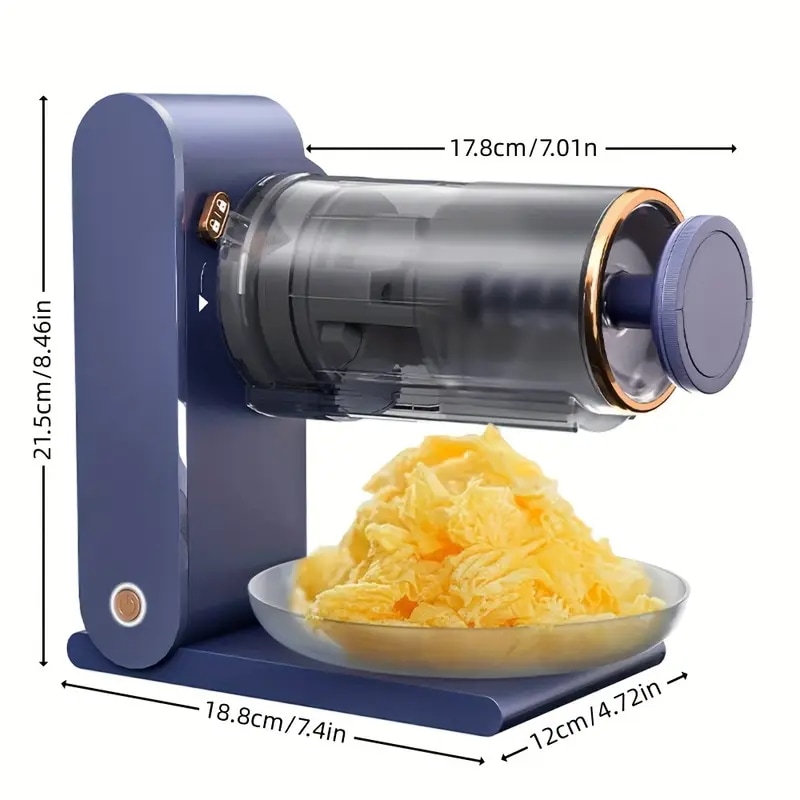業務用ふわふわスムージー-シャーベットシェイクデザート用の大容量手働氷砕き器-耐久性のあるプラスチック/金属構造無電力キッチンやレストラン用の氷刃器です 4,986円
