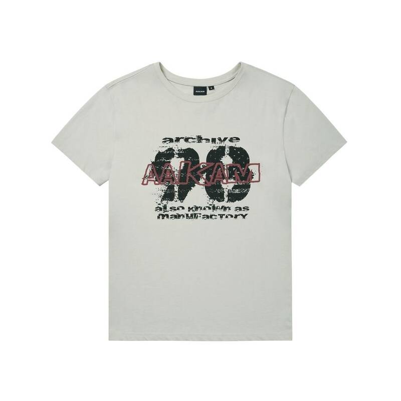 アカム AAKAM 6月15日発送 Painted 98 ハーフトップ ライトグレー 549645