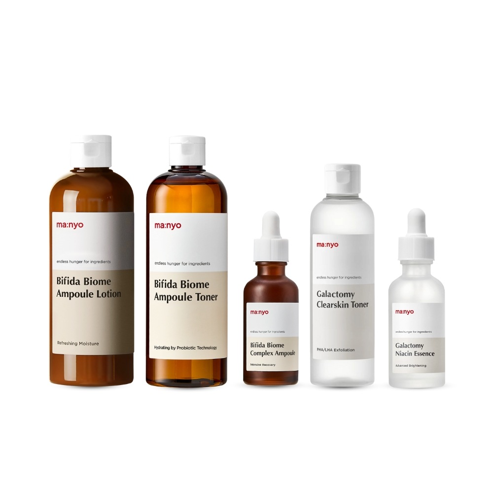 【企画セット】ビフィダバイオームコンプレックスアンプル 50ml＋ビフィダバイオームローション・トナー＋ガラクトミークリアスキントナー＋ガラクト2.0エッセンス 50ml／韓国スキンケア／正規品