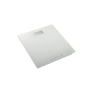 即納 :オーム電機 デジタル体重計 スリム&シンプル ホワイト HBK-T100-W 08-0065 OHM