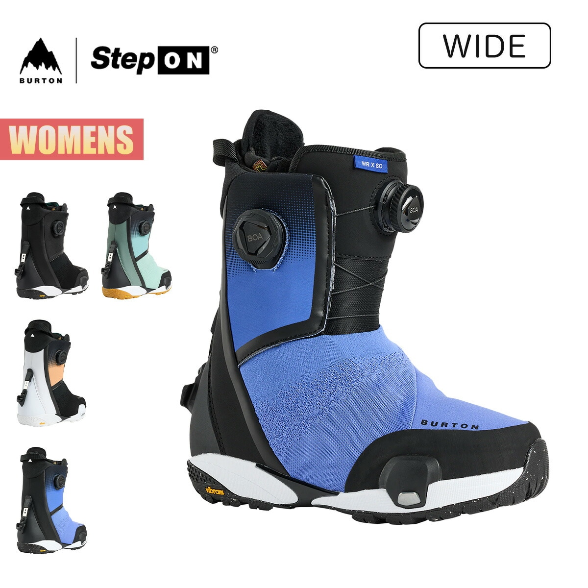 ステップオン ブーツ レディース 25-26 ウェイブレンジ X ワイド W26JP-302991 Womens Waverange X Step On Snowboard Boots Wide