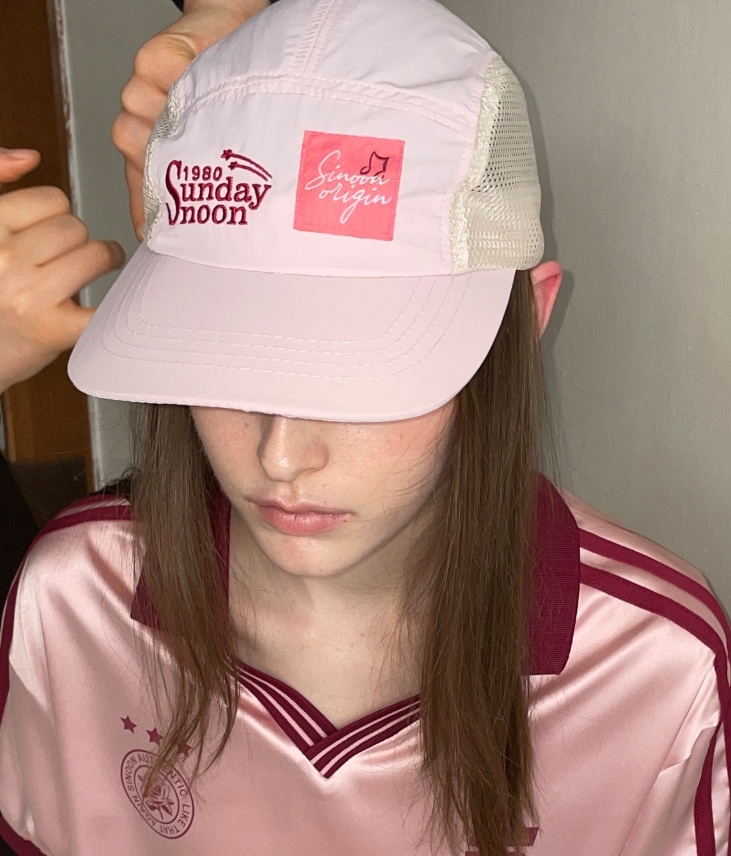 SUNDAYNOON MESH CAP (LIGHT PINK)
