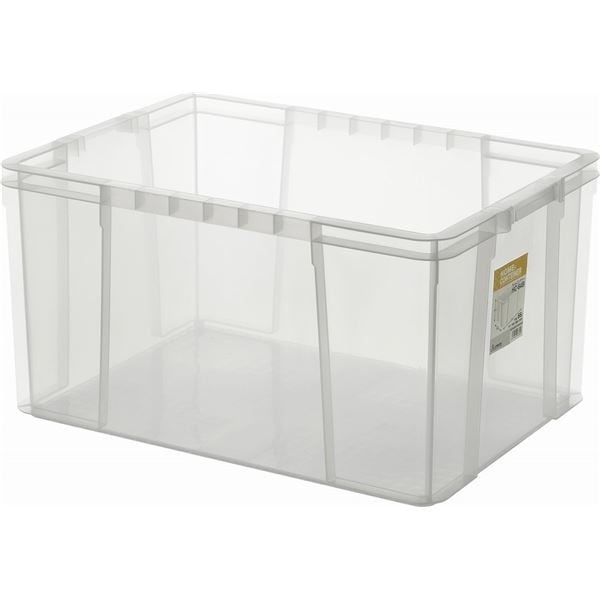 6セット ホームコンテナー/コンテナボックス HC-64B クリア 材質：PP 汎用 道具箱 DIY用品 工具箱