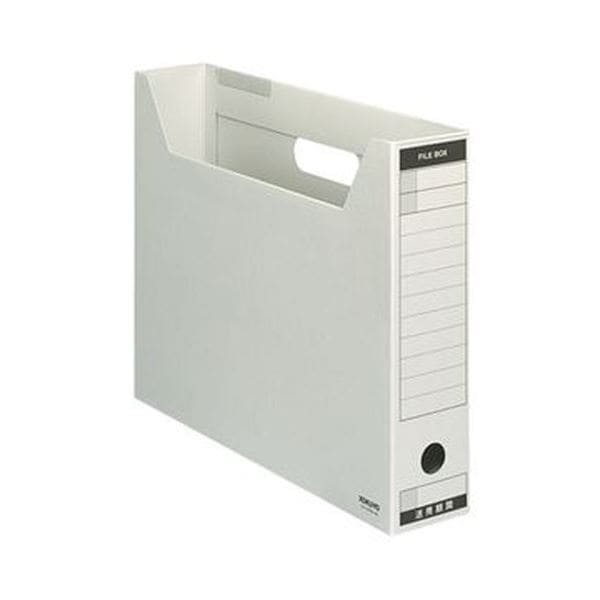 （まとめ）コクヨ ファイルボックス-FS（Bタイプ）B4ヨコ 背幅75mm グレー B4-SFBN-M 1セット（5冊）(×5セット)