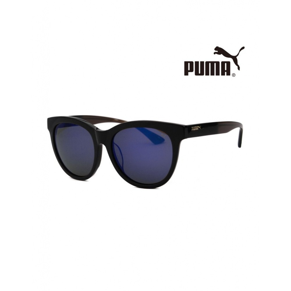 プーマラウンドホーンリムオーバーアジアンフィットミラーサングラス 25