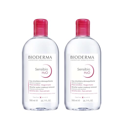 【正規品】ビオデルマ (Bioderma) サンシビオ エイチツーオー D 500mL×2本 セット 洗顔 メイク落とし クレンジング水 敏感肌