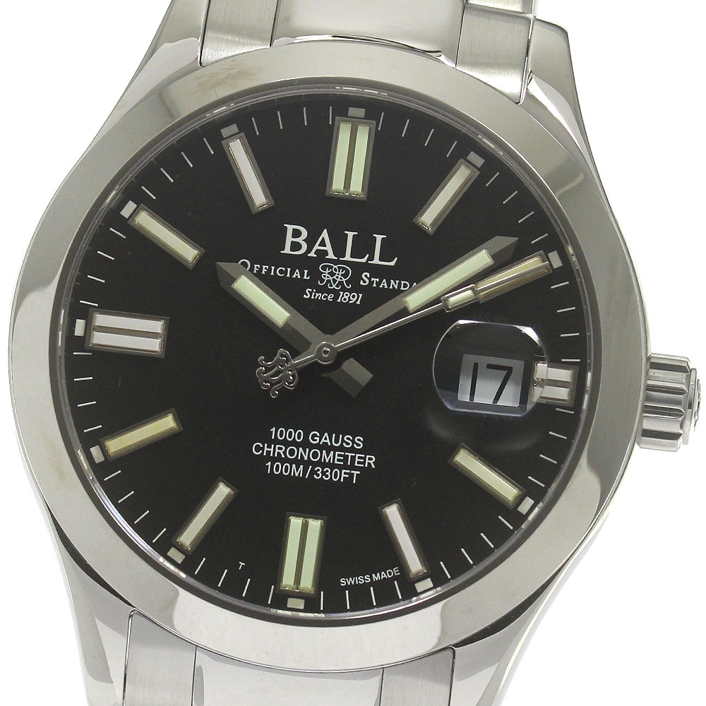 ボールウォッチ BALLWATCH NM2126C-S5C-BK2 エンジニアIII レジェンド デイト 自動巻き メンズ 美品 _837839【中古】 121,400円