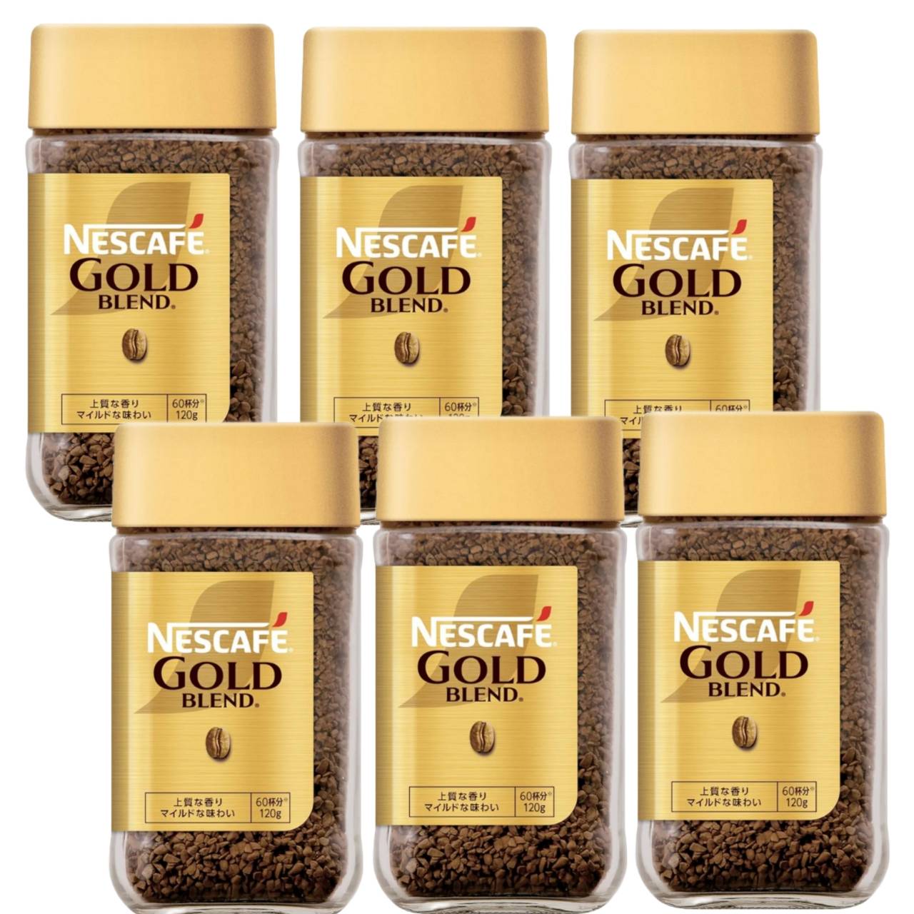ネスカフェ ゴールドブレンド 瓶 120g ソリュブル コーヒー 6本