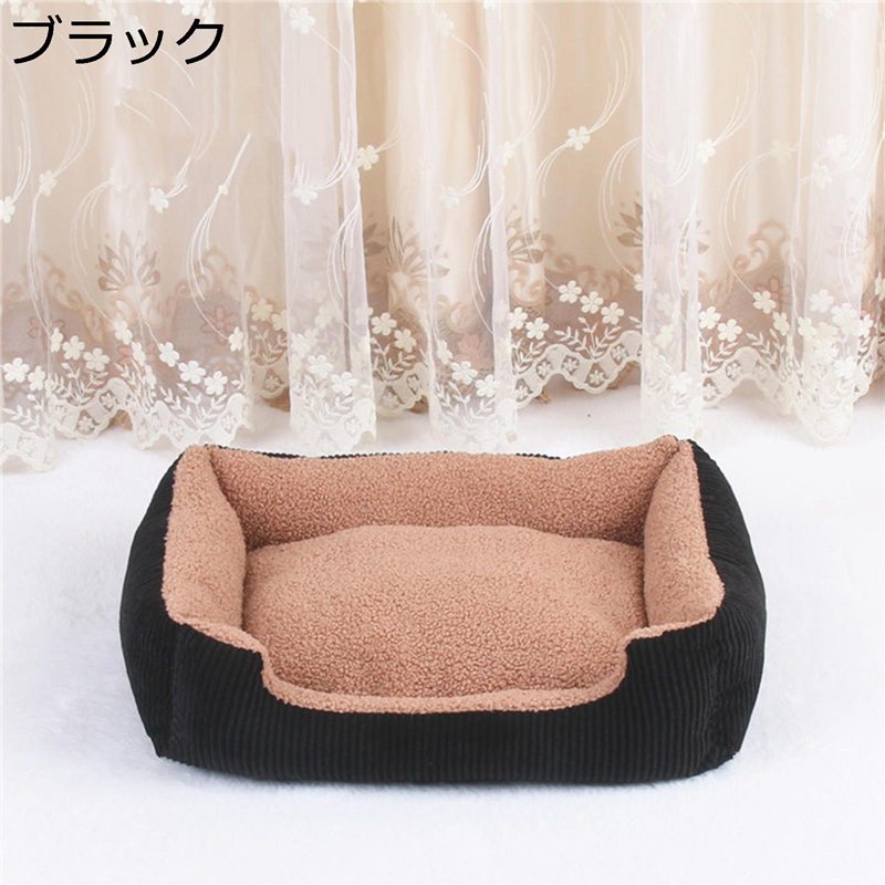 犬ベッド猫ベッドペットクッション動物用ソファー ボア ふんわり 高反発 室内 型崩れにくい 耐噛み素材 丈夫 洗濯OK 滑り止め ちょうどいい厚さ 大中小型犬 ワンちゃん 寝床 休憩所 肌触りよい
