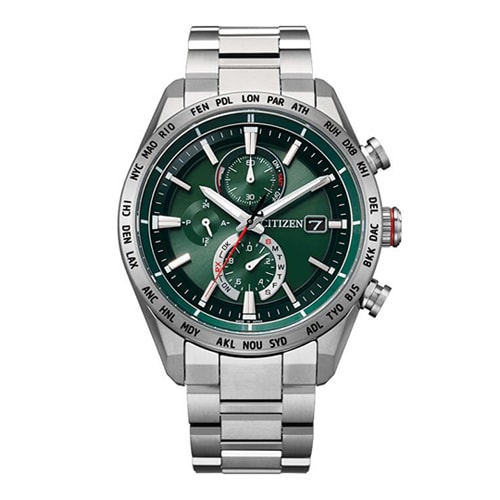 アテッサ エコドライブ電波時計 ダイレクトフライト ACT Line AT8181-63W