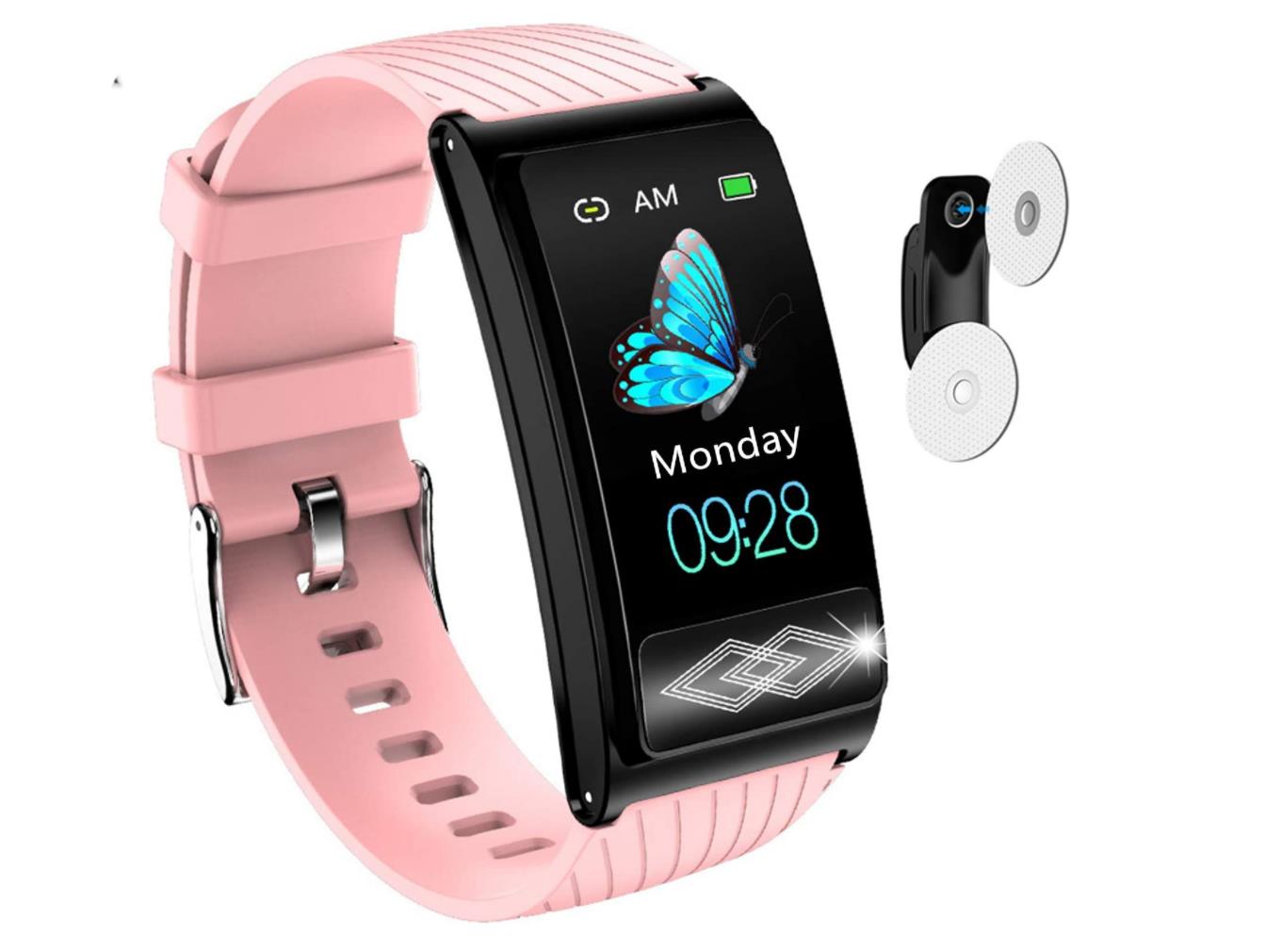 【2022スマートウォッチ】専門スマートウォッチ，胸元,指測定，32種類状況，IP67防水，24時間測定，smart watch,超長時間待機，SMS/Twitter/WhatsApp/Line/Gm