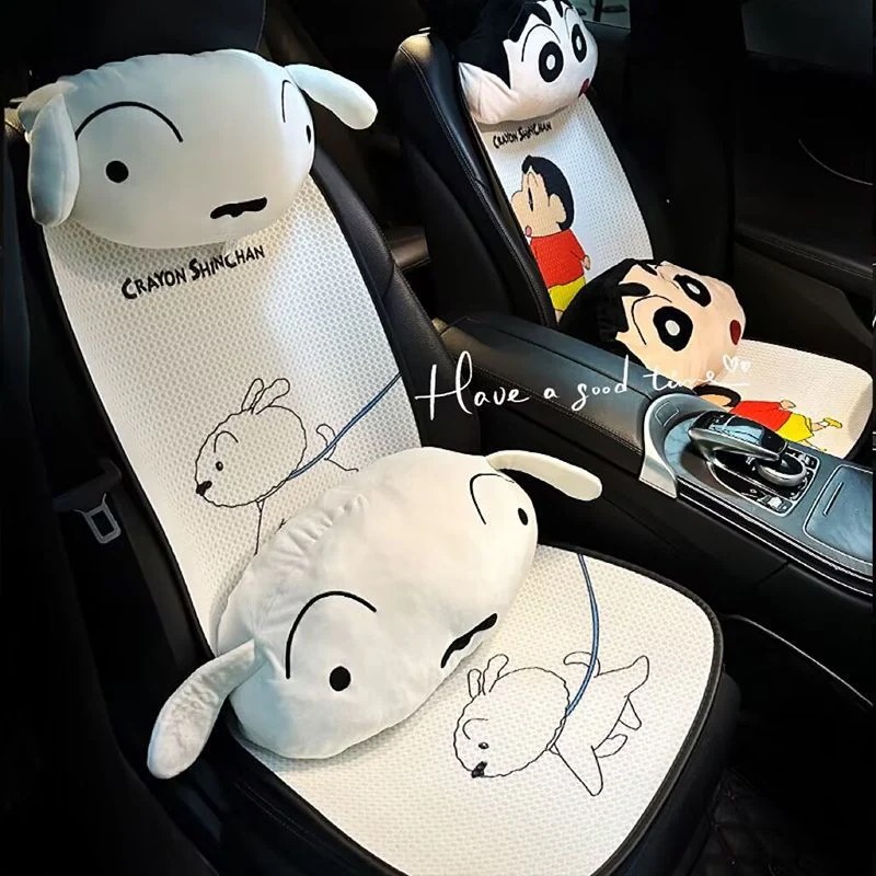 [限時優惠/最新デザイン]クレヨンしんちゃんかわいいアニメ自動車座布団シート車載涼しパッド通気四季通用車内モノシートカバー 6,158円