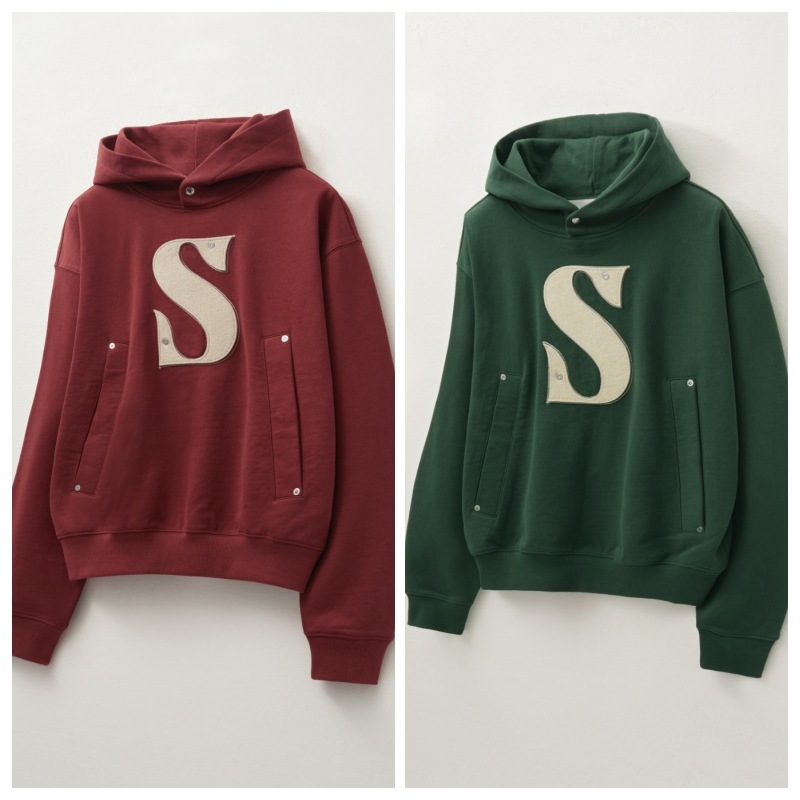 [SATUR] Rivet Applique Pocket Logo フーディー ☆送料込☆ MUSINSA公式 | SATUR Rivet Appliqué Pocket Logo Hoodie Sky Blue