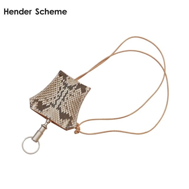 【数量限定特別価格】 エンダースキーマ Hender Scheme Python Key Neck Holder パイソン キーネック ホルダー クロシェット NATURAL PYTHON 278-0