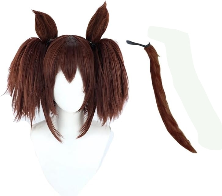 イナリワン コスプレウィッグ コスプレ 耳付き 尻尾付き かつら カツラ 耐熱 演出服 アニメ 祭り ハロウィン クリスマス 学園祭 文化祭 4,770円