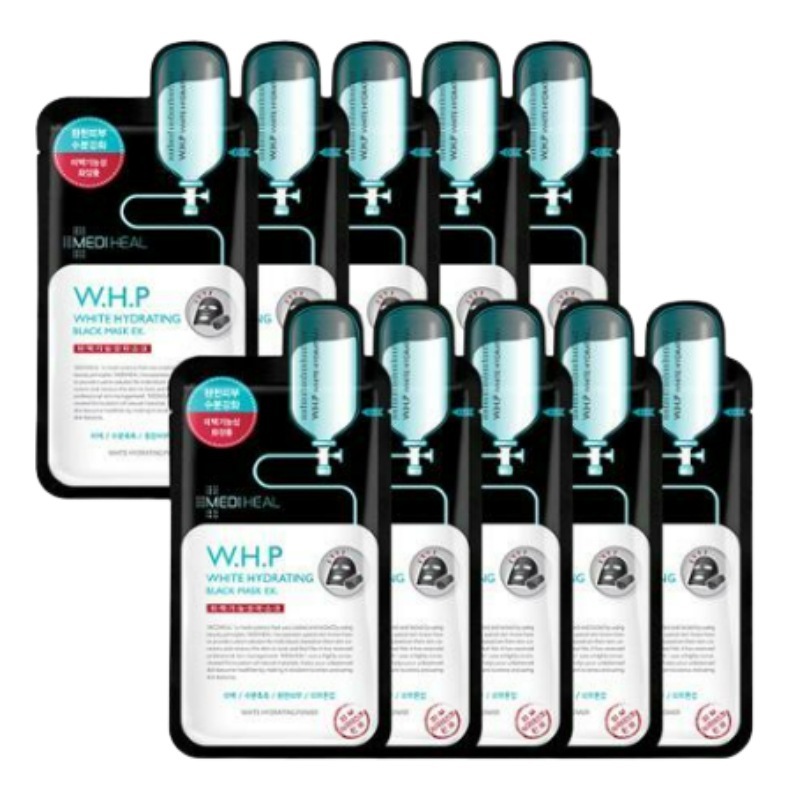 W.H.P 白肌水分炭マスク 10枚入