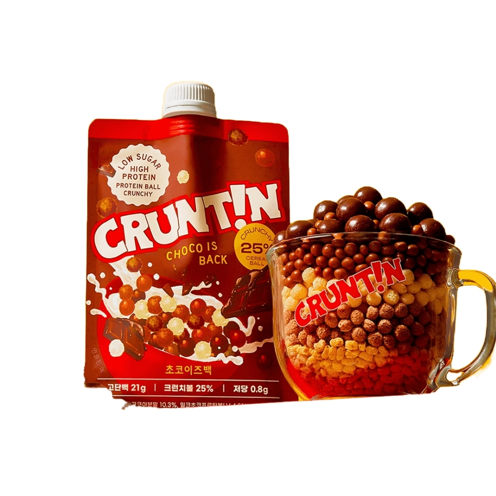 クランティン クランチボール タンパク質シェイク チョコ味50g5個